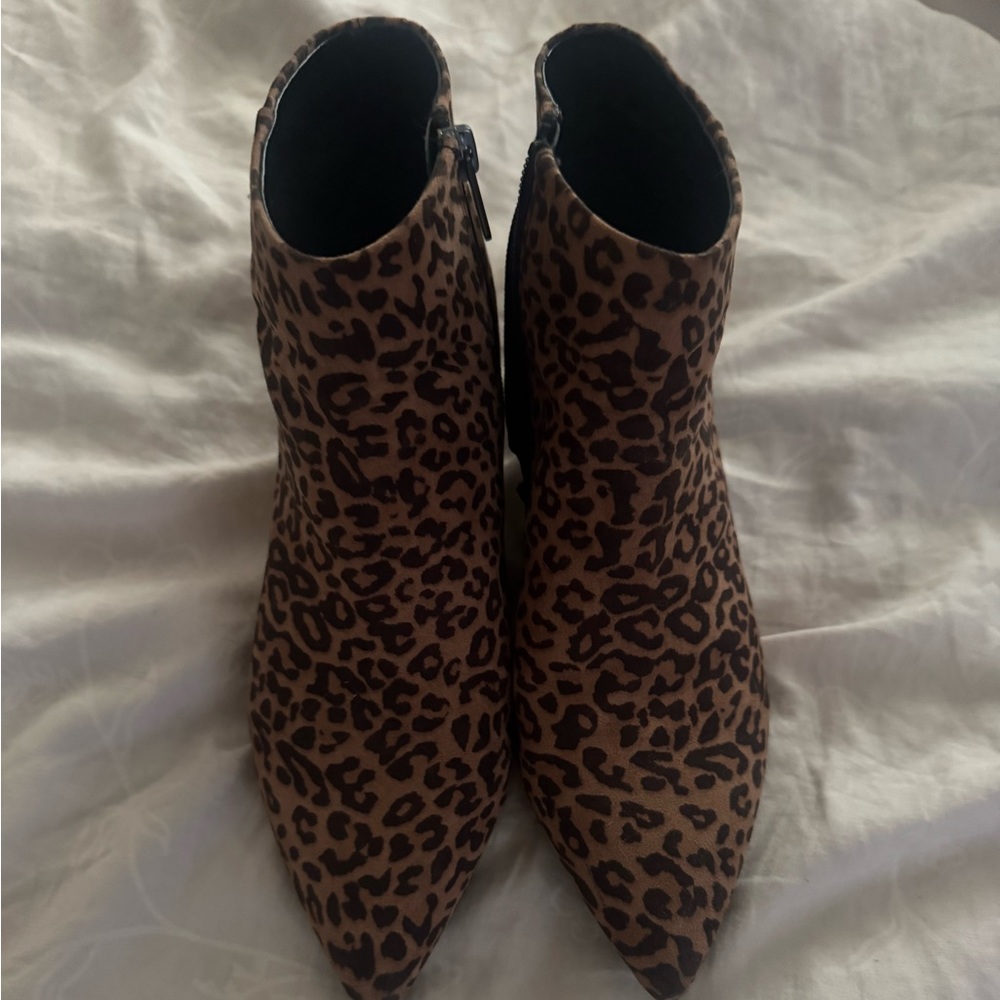 Circus by Sam Edelman Animal Print Ankle Booties